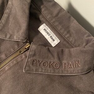 Ryoko Rain Class Charcoal Grey Work Jacket